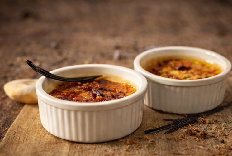 Crème brûlée à la vanille